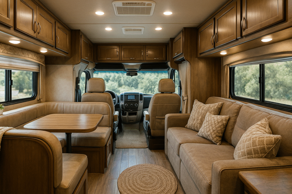Cozy RV interior