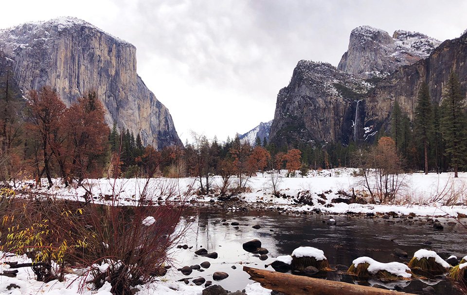 yosemite in winter
