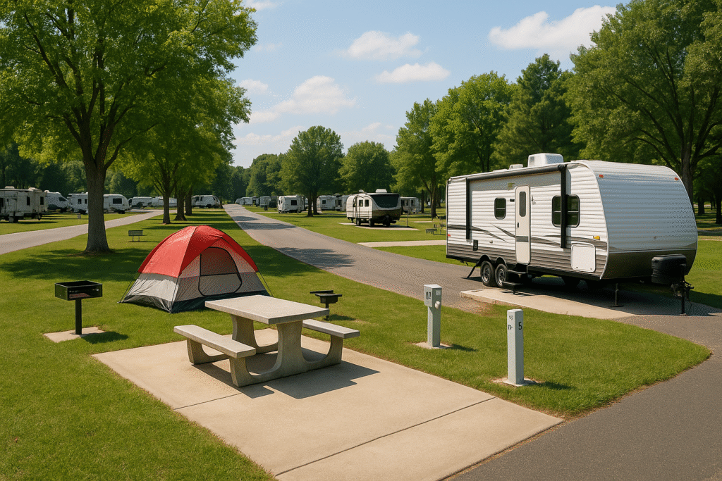 RV Campsite Size Guide: How to Tell if Your RV Will Fit 6 RV Campsite Size Guide: How to Tell if Your RV Will Fit RV guide image
