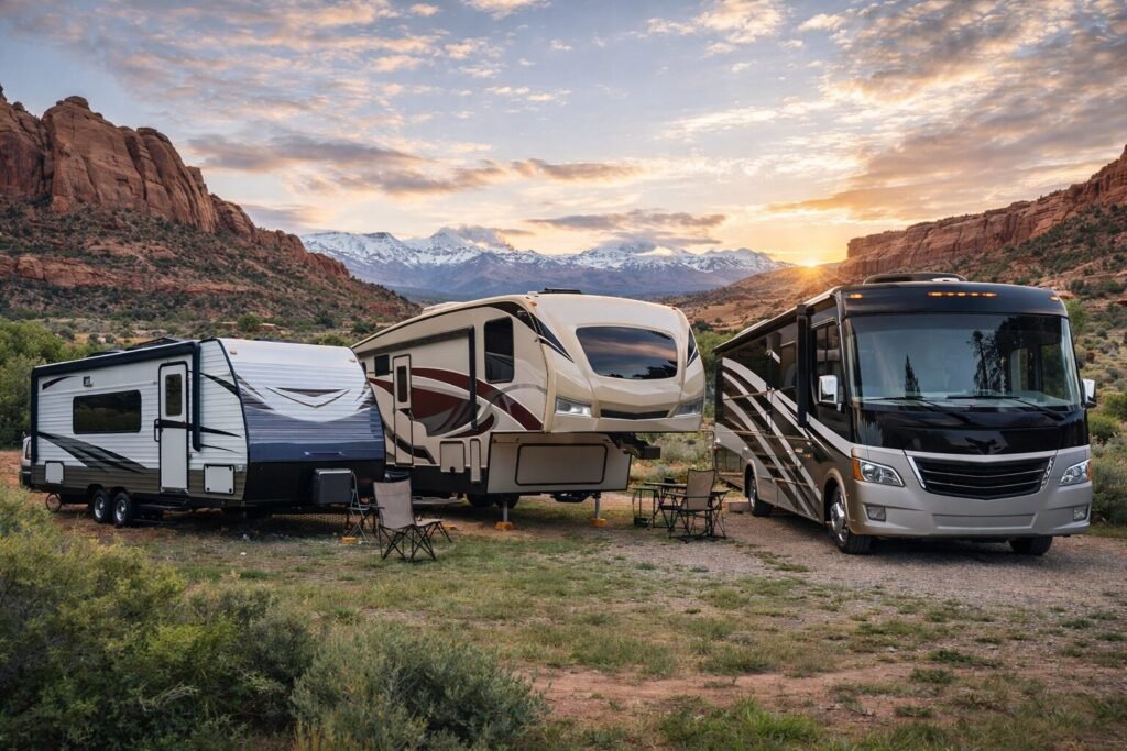 RV maintenance cost per year for travel trailers, fifth wheels, and motorhomes
