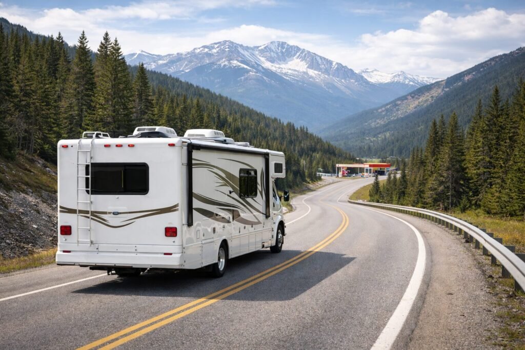 how much it costs to rent an RV for a road trip through the mountains